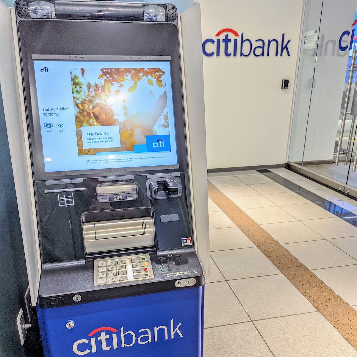 The Citi ATM.